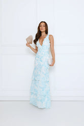 Too Pretty Tonight Maxi Dress Blue
